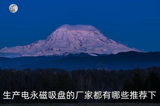 生產(chǎn)電永磁吸盤(pán)的廠家都有哪些推薦下