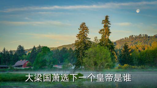 大梁國蕭選下一個皇帝是誰