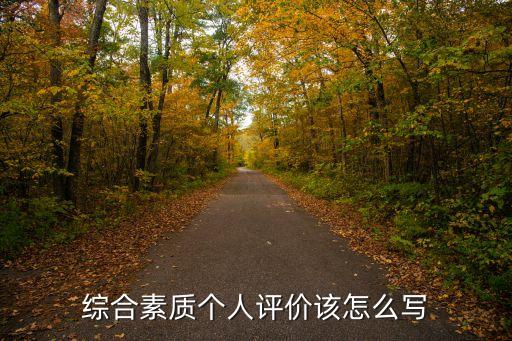 自我綜合評價，求一篇自我綜合素質評價