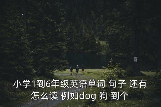 小學1到6年級英語單詞 句子 還有怎么讀 例如dog 狗 到個