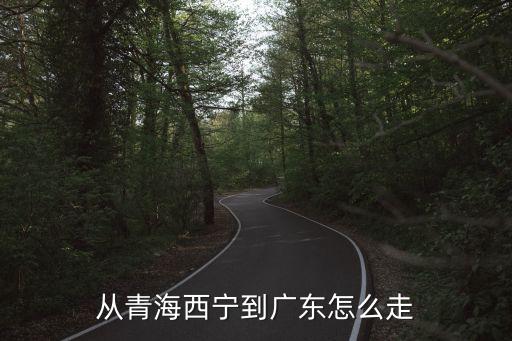 西寧到廣州路線怎么走，從青海西寧到廣東怎么走