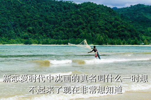 沈畫，新戀愛時代中沈畫的真名叫什么一時想不起來了現在非常想知道