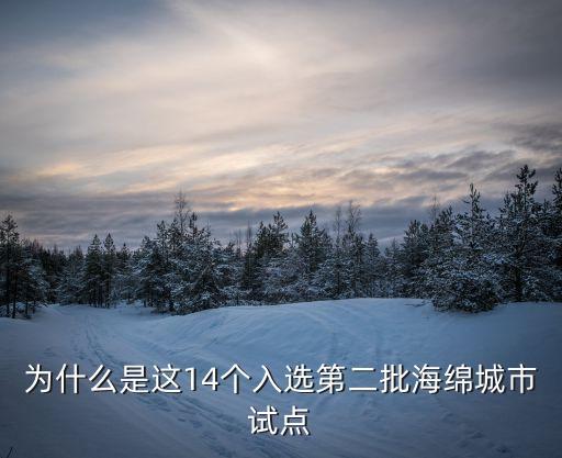 上海市海綿城市建設試點，為什么是這14個入選第二批海綿城市試點