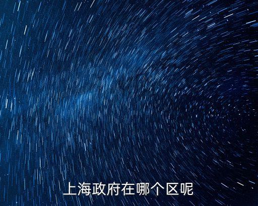 上海政府在哪個區呢