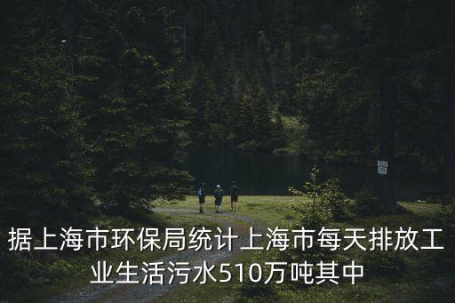 據上海市環保局統計上海市每天排放工業生活污水510萬噸其中