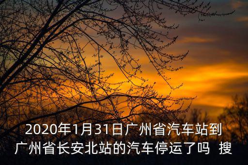 廣州站汽車停運(yùn)了嗎，今天廣州汽車停運(yùn)嗎