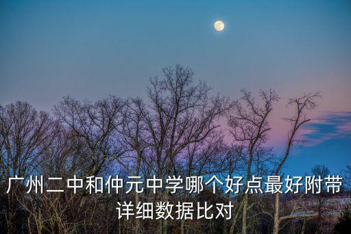 廣州番禺仲元中學升學率，廣東的仲元中學和省實驗中學相差幾個檔次