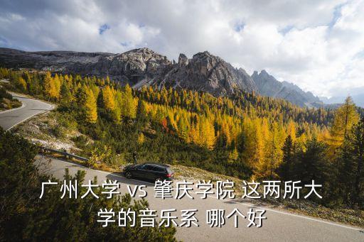 肇慶學院對比廣州大學，肇慶學院的美術系和廣州大學的美術系相比那個好