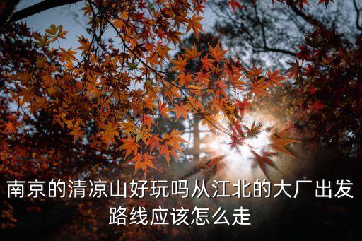 南京的清涼山好玩嗎從江北的大廠出發路線應該怎么走