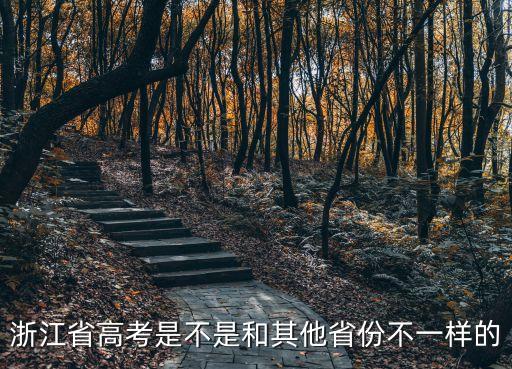 上海市團校改革方案，浙江省高考是不是和其他省份不一樣的