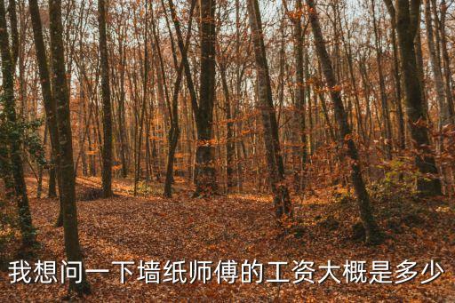 我想問一下墻紙師傅的工資大概是多少