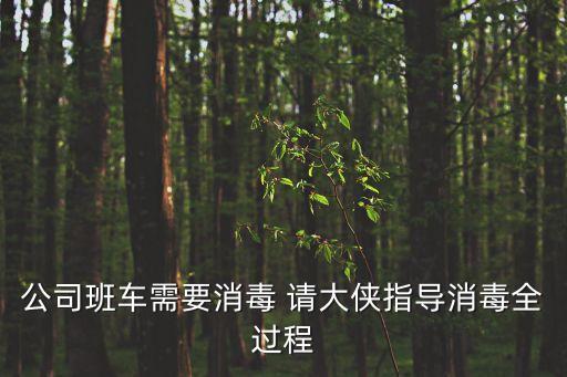 公司班車需要消毒 請大俠指導消毒全過程