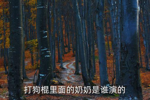 打狗棍里面的奶奶是誰演的
