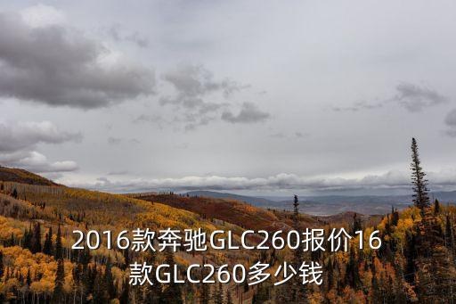 廣州大興奔馳glc級，奔馳GLC怎么樣 奔馳新款GLC上市配置參數