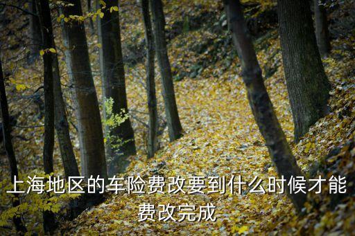 上海地區的車險費改要到什么時候才能費改完成