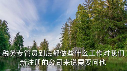 上海市稅務局企業專管員，稅務專管員到底都做些什么工作對我們新注冊的公司來說需要問他