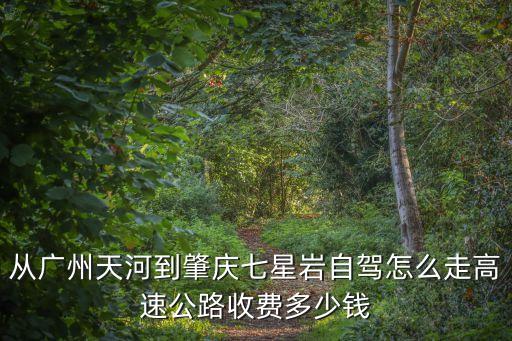 廣州到肇慶七星巖自駕游，從廣州花都區到七星巖自駕從哪個門進