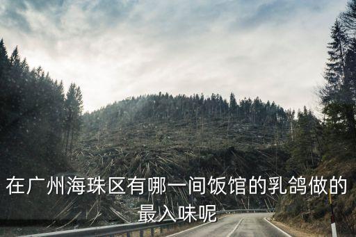 廣州乳鴿哪個好吃，在廣州海珠區(qū)有哪一間飯館的乳鴿做的最入味呢