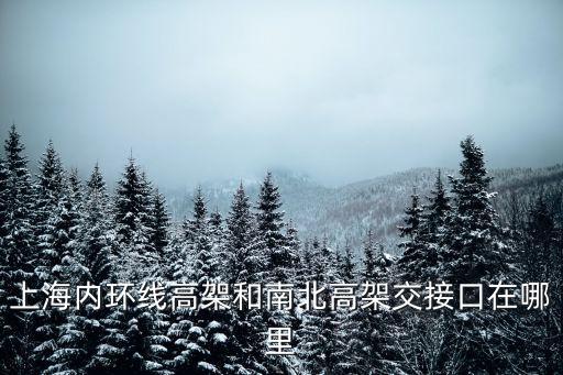 上海內環線高架和南北高架交接口在哪里