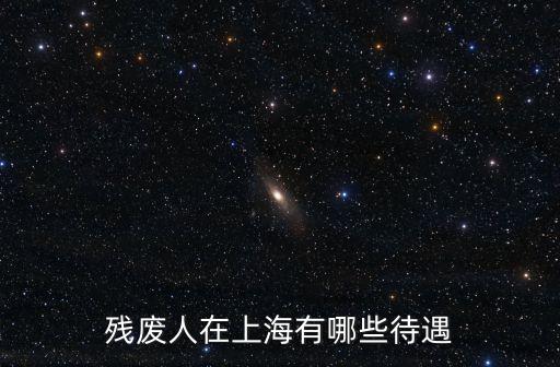 上海市招用本市殘疾人補貼，殘廢人在上海有哪些待遇
