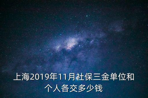 上海市三金繳費基數，外地人交上海社保三金四金多少錢