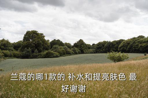 蘭蔻的哪1款的 補(bǔ)水和提亮膚色 最好謝謝