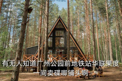有無(wú)人知道廣州公園前地鐵站華聯(lián)果度一間賣碟唧鋪頭啊