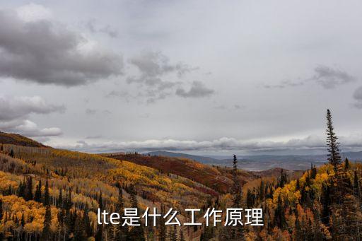 lte網絡，lte是什么工作原理