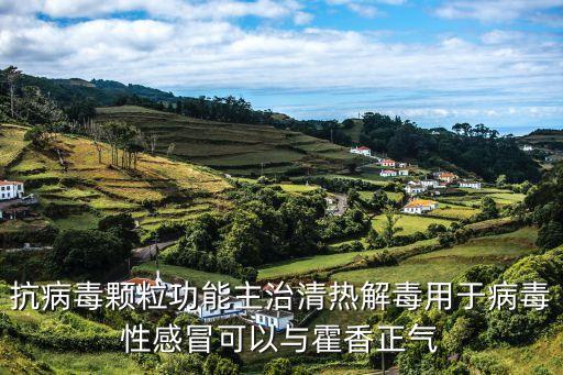 抗病毒顆粒功能主治清熱解毒用于病毒性感冒可以與霍香正氣
