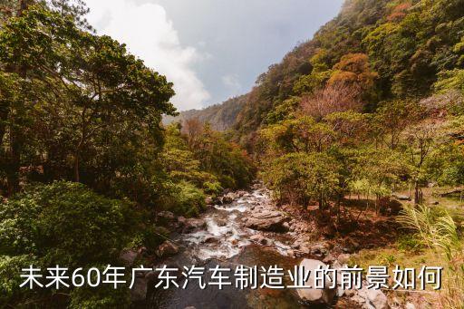 未來60年廣東汽車制造業的前景如何