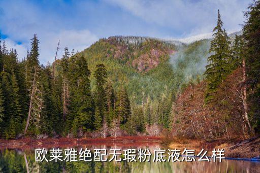 歐萊雅粉底，歐萊雅哪個粉底好用啊
