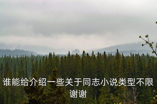 誰能給介紹一些關于同志小說類型不限謝謝