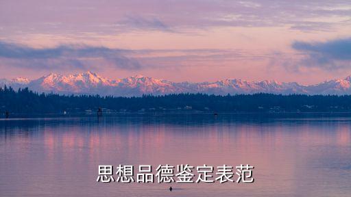 思想鑒定表，思想品德鑒定表范