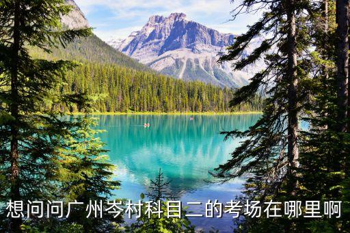 廣州科目二預約考試地點，廣州駕駛員考試地點