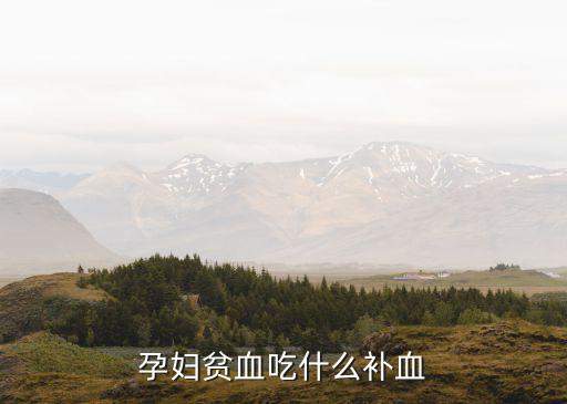 孕婦吃什么補血，懷孕期間吃什么補血最好