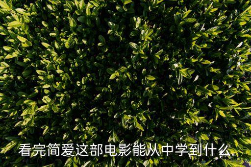 簡(jiǎn)愛(ài)電影觀后感，看完簡(jiǎn)愛(ài)這部電影能從中學(xué)到什么