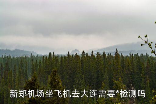 廣州到大連飛機要不要隔離，從新鄭機場坐飛機到大連周水子機場乘機時候需要出示*檢測嗎