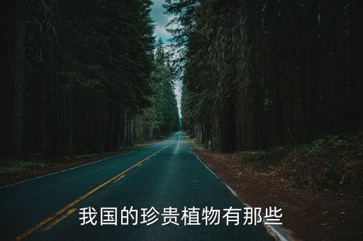 大喬木，我國的珍貴植物有那些