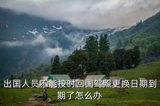 出國人員不能按時回國駕照更換日期到期了怎么辦