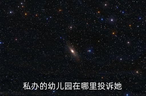 上海市教育委員向幼兒園，私辦的幼兒園在哪里投訴她