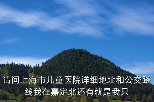 請問上海市兒童醫院詳細地址和公交路線我在嘉定北還有就是我只
