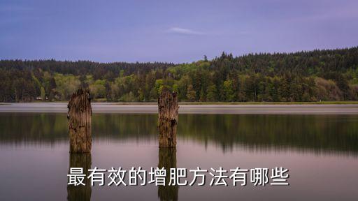 增肥的最好方法，最有效的增肥方法是什么呢