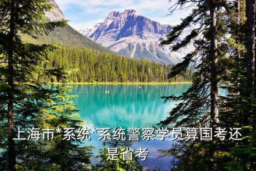 上海市* *系統(tǒng)警察學(xué)院，上海市*系統(tǒng)*系統(tǒng)警察學(xué)員算國考還是省考