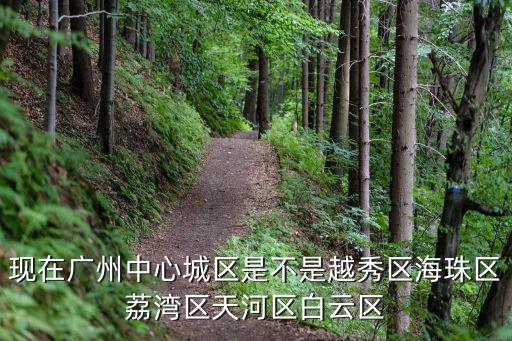 現在廣州中心城區是不是越秀區海珠區荔灣區天河區白云區