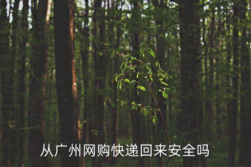 從廣州網購快遞回來安全嗎
