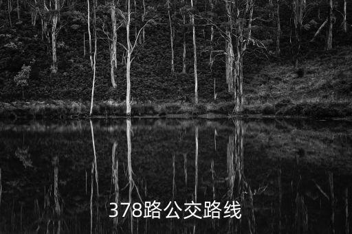廣州西郊378路公交車路線圖，378公交車最晚和最早是幾點啊謝謝了