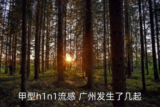 廣州最新的確診病例，甲型h1n1流感 廣州發生了幾起