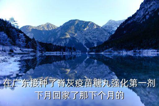 廣州接種第一針回家打二針可以嗎，打狂犬疫苗第一次兩針在外地打的剩下的兩針回家打可以嗎