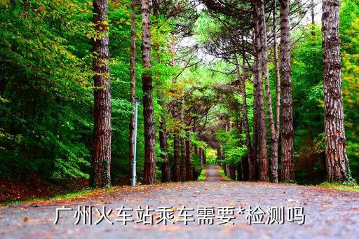 坐車出廣州要*嗎，廣州火車站乘車需要*檢測嗎
