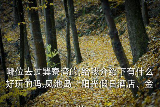 巽寮灣簡介,巽寮灣的沙灘免費開放嗎?